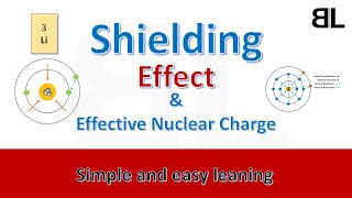 Shielding Effect and Effective Nuclear Charge [upl. by Anoj]