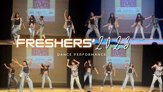 Our Dance Performance  IPCW Delhi University Freshers 2023 [upl. by Nothgierc]