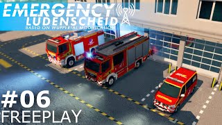 EMERGENCY 5 MODS Lüdenscheid 6 Einsatz für die Feuerwehr Chempark Gameplay no Commentary [upl. by Tibbetts]