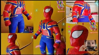 Piñata del HOMBRE ARAÑA spiderman  IRON SPIDER😱😱🎉📺🌟 [upl. by Burleigh]