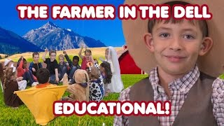 Farmer in the Dell  Nursery Rhymes  Kids Songs [upl. by Enilrek178]