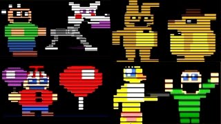 Five Nights at Freddys 3 ALL SECRET MINIGAMES [upl. by Croix]