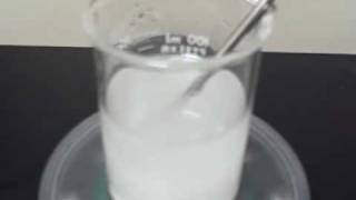 Dissolving Calcium Chloride An Exothermic Process [upl. by Adnahs]