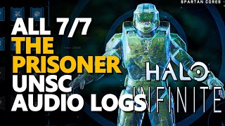 All The Prisoner UNSC Audio Logs Halo Infinite [upl. by Entruoc]