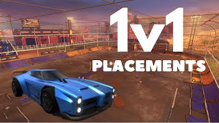 My Rocket League 1v1 Placement Highlights [upl. by Anehsat240]