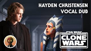 Hayden Christensen as Clone Wars Anakin I AI Redub [upl. by Leunamne]