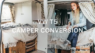 VW T5 CAMPER CONVERSION [upl. by Killion]