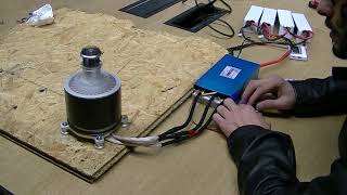 MAG 25KW Brushless Motor for airborne projects TEST01 [upl. by Gwenny628]