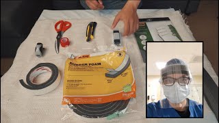 How To Make Your Own Face Shield DIY in 5 Simple Steps [upl. by Htebasile]