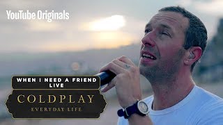 Coldplay  When I Need A Friend Live in Jordan [upl. by Loresz294]