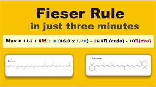 Fieser Rule in Just Three Minutes [upl. by Ramah954]