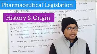 Pharmaceutical Legislation  History Origin amp Introduction  Jurisprudence L1 Chapter8 [upl. by Yssirk]