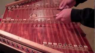 quotO Holy Nightquot on Solo Hammered Dulcimer [upl. by Eladal]