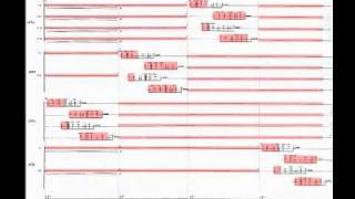 Penderecki  Threnody Animated Score [upl. by Sirk62]