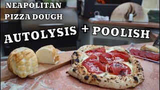 HOW TO MAKE AUTOLYSIS  POOLISH NEAPOLITAN PIZZA DOUGH [upl. by Nemsaj]