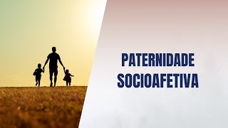 Paternidade socioafetiva [upl. by Telocin]