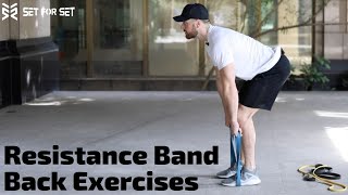 8 Resistance Band Back Exercises [upl. by Ika]