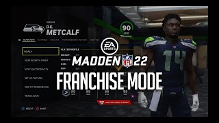 Madden NFL 22  Introduction To Franchise Mode │ PS4 [upl. by Weinreb]