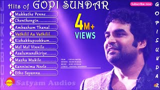 Top Hits of Gopi Sundar  Malayalam Film Songs [upl. by Etteloiv]