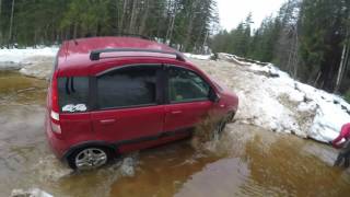 Test Fiat Panda 4x4 offroad [upl. by Mickey]