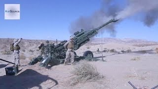 US Marines Firing the M777 155mm Howitzer [upl. by Malissia460]