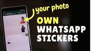 How To Make WhatsApp Stickers With Your Photos [upl. by Yarahs619]