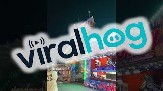 Carnival Ride at National Cherry Festival Shuts Down  ViralHog [upl. by Pembrook]