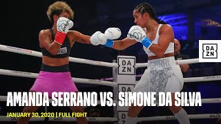 FULL FIGHT  Amanda Serrano vs Simone Da Silva [upl. by Kendrah735]