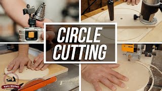 6 Ways to Cut Any Size Circle [upl. by Regor407]