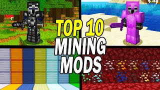 Top 10 Minecraft Mining Mods Ore amp Gemstone Mods 2 [upl. by Ruperta]