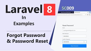 SC009  Forgot Password and Password Reset in Laravel 8 [upl. by Anikat412]