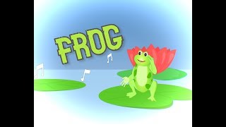 The Little Green Frog  Childrens Popular Nursery Rhymes [upl. by Peatroy]