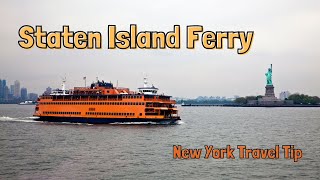 Staten Island Ferry  A Free Statue of Liberty Cruise Alternative [upl. by Alegnaed]