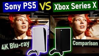 PS5 vs Xbox Series X 4K Bluray Player Comparison [upl. by Nonnek]