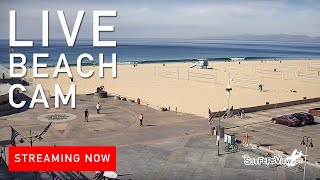 Live Surf Cam Hermosa Beach California [upl. by Ennazus192]