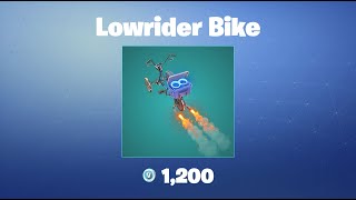 Lowrider Bike  Fortnite Glider [upl. by Arreip]