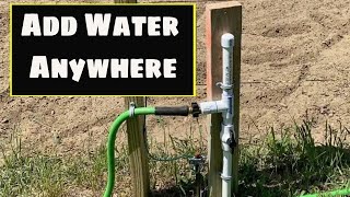 Add a Water Spigot in your Garden [upl. by Siulegroj]