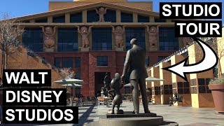 INSIDE Walt Disney Studios in Burbank CA  TOUR [upl. by Jaehne]