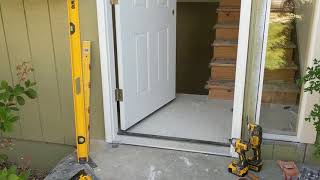 Jeld Wen Front Door Installation  Really crappy products and craftsmanship PART 1 [upl. by Millie732]