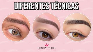 Técnicas de Micropigmentación  Microblading Techniques ♥ Beauty Studio [upl. by Neelyam]