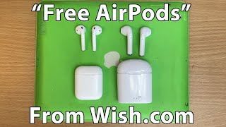 I got quotFree AirPodsquot from Wishcom [upl. by Yeniffit]