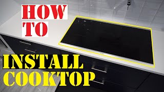 HOW TO INSTALL ELECTRIC AND INDUCTION COOKTOP [upl. by Ettelegna]