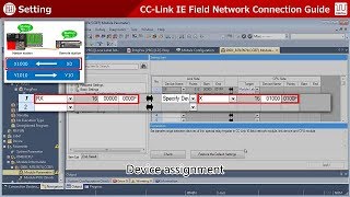 CCLink IE Field Network Connection Guide Digital IO 22 Software settings [upl. by Tomkins]