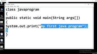 how to compile and execute java program [upl. by Hollyanne]