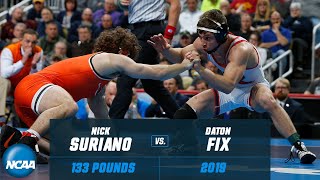 Nick Suriano vs Daton Fix FULL 2019 NCAA Championship match at 133 pounds [upl. by Scrivenor]