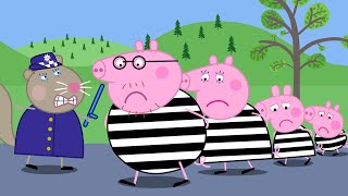 Police Arrested Peppas Family  Peppa Pig Funny Animation [upl. by Fakieh191]