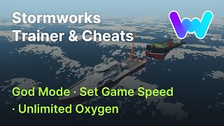 Stormworks Build and Rescue 3 Cheats God Mode Unlimited Oxygen amp Set Game Speed [upl. by Ternan65]