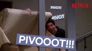 Friends  Ross New Couch Pivot FULL SCENE [upl. by Eibreh]