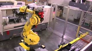 Automation Solutions Fanuc R2000 iB robot utilizes machine vision tooling and dexterity [upl. by Hiller]