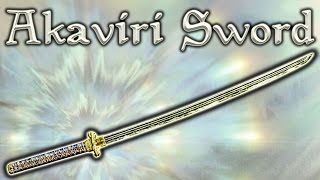 Skyrim SE  Akaviri Sword  Unique Weapon Guide [upl. by Iderf]